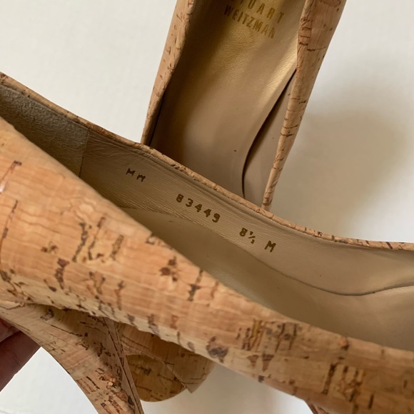STUART WEIZTMAN Peep Toe Heels - Picture 7 of 8